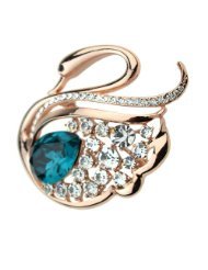 天鹅之姿 宾琪饰品胸针、领针与丝巾扣，为日常穿搭点睛